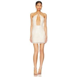 Superdown Alaviv Cut Out Mini Dress – Cream | Size M | NWT